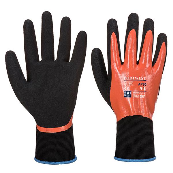 Portwest Dermi Pro Glove Orange/Black