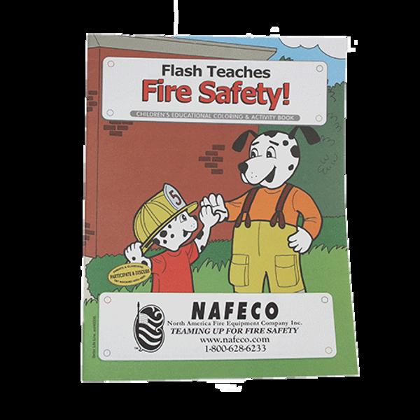 Fire Safety Kids Coloring Book "Flash, Fire Safety Dog"