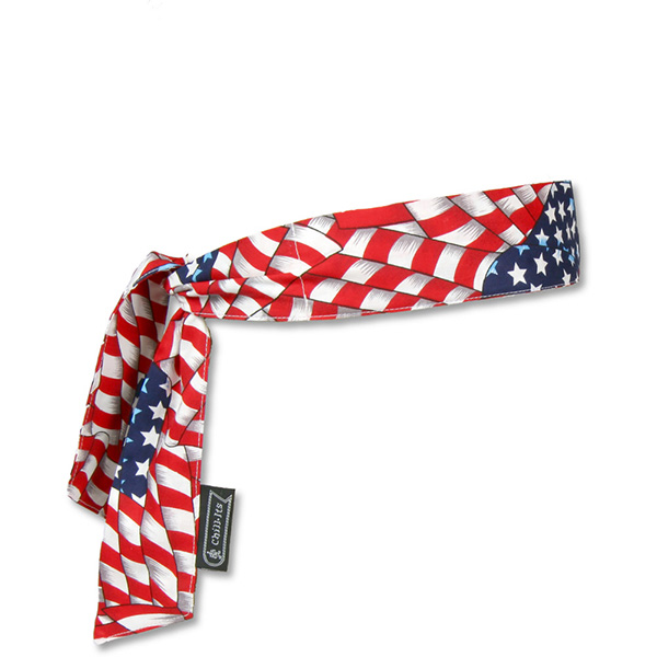 Cooling Bandana Tie Closure Stars & Stripes