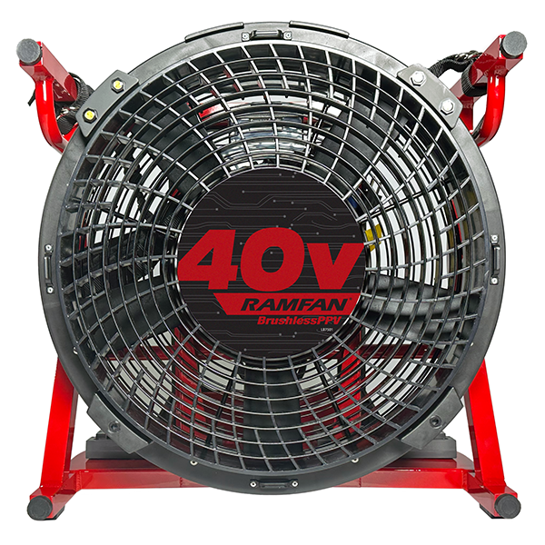 Ramfan 18" Battery Powered Fan With Two 40V Battery Packs