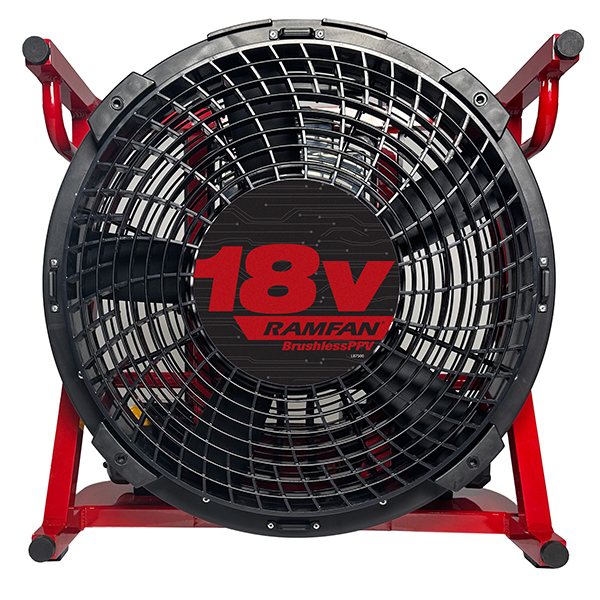 Ramfan 18" Battery Fan, 18V Dewalt Battery Compatible