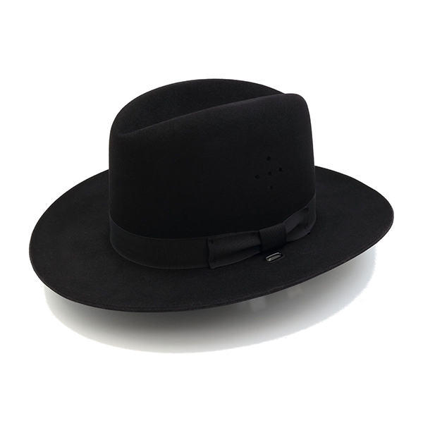 Stratton Felt Sheriff Hat, Black