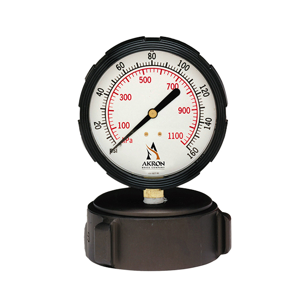 Akron Cap Gauge, 2.5" Bleeder, 0-160 PSI