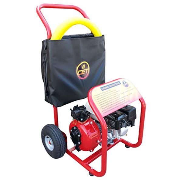 CET 6 HP Portable Pump Hand Truck, Honda Engine, Twin