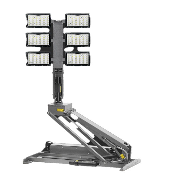 Command Light 6 Fire Tech Tower, Back Light, 6x60W