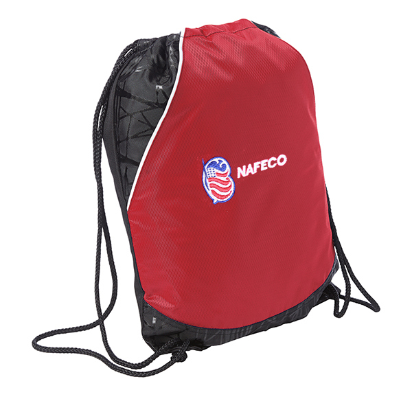 Sport-Tek Rival Cinch Pack Nafeco Emb, True Red