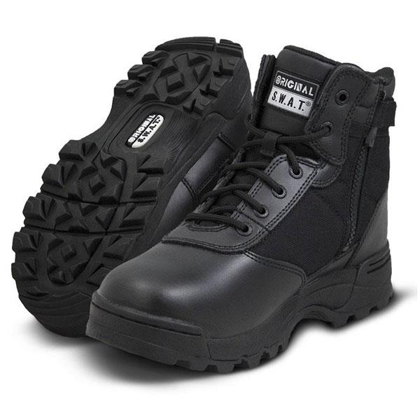 Original Swat Boot, Black Classic 6" Side Zip