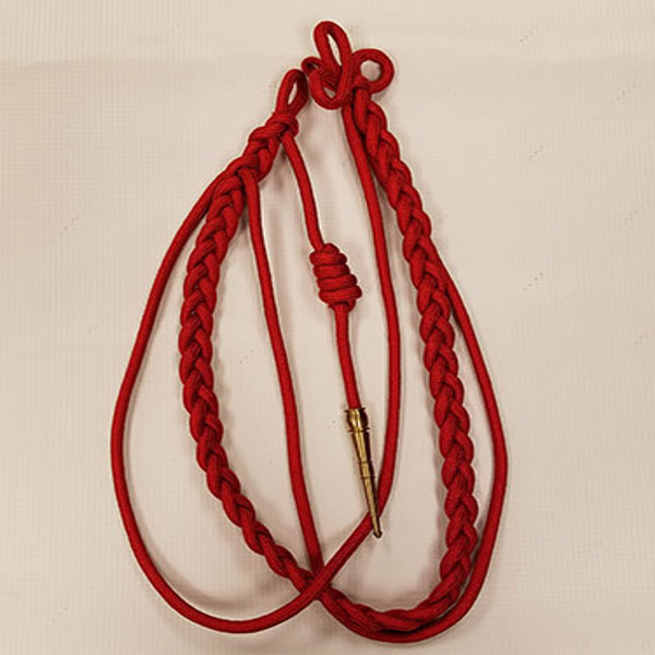 Premier Shoulder Cords-Red w/ Gold Tip