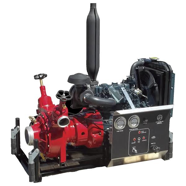 CET 25 HP Portable Pump Diesel Powered, Kubota Engine