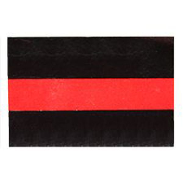 Pacific Reflex Decal Red Line, 2" x 3"