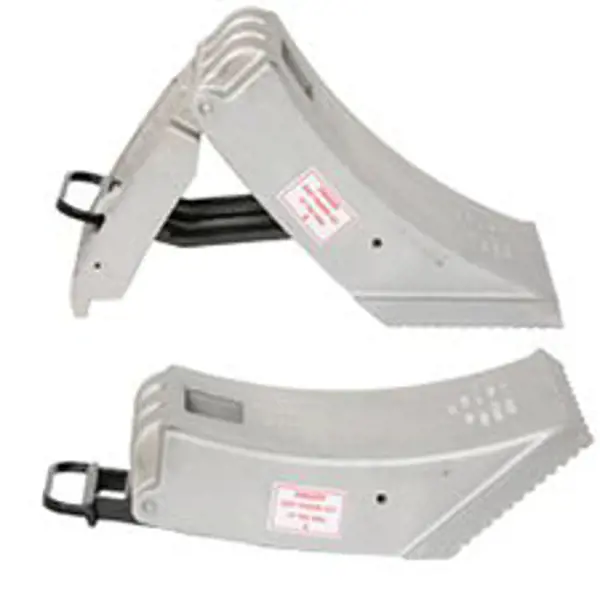 チキ Zico Folding Wheel Chock, Easy Grip Handle, to 44