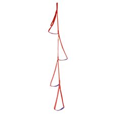 PMI 4-Step Etrier, 4 ft 3" length-Red with Blue