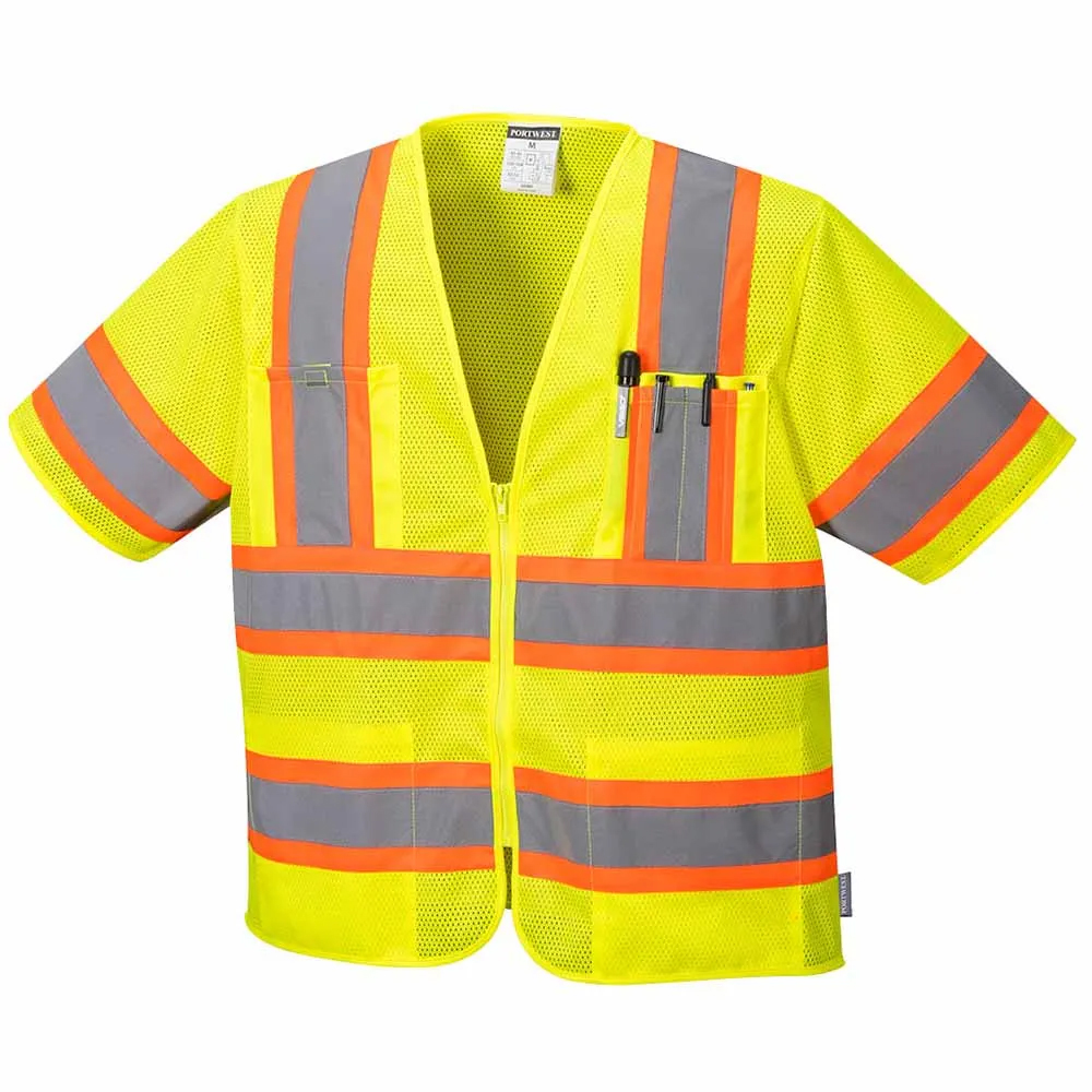 Portwest Augusta Sleeved High Visibility ANSI 3 Safety Vest