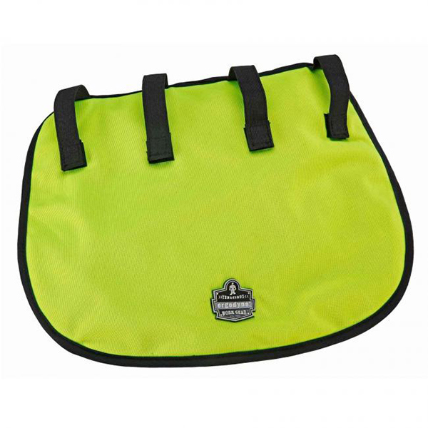  3C Products SNC5500, High Visibility Hardhat Neck Shade,  Reflective w/Yellow Binding, Elastic Band, Protection, Neon Green : Tools &  Home Improvement