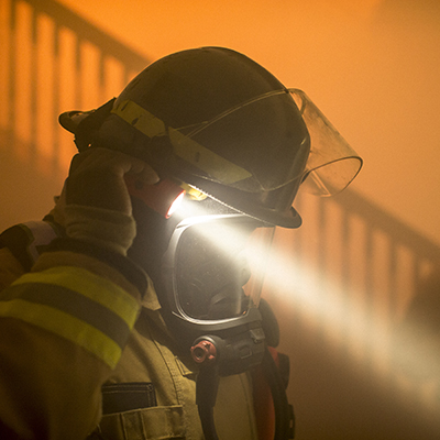 fire helmet headlamp