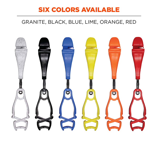 19418-3420-swiveling-glove-clip-holder-dual-clips-six-colors-available 0